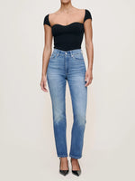 DL1961 TS Halle High Rise Straight Jean