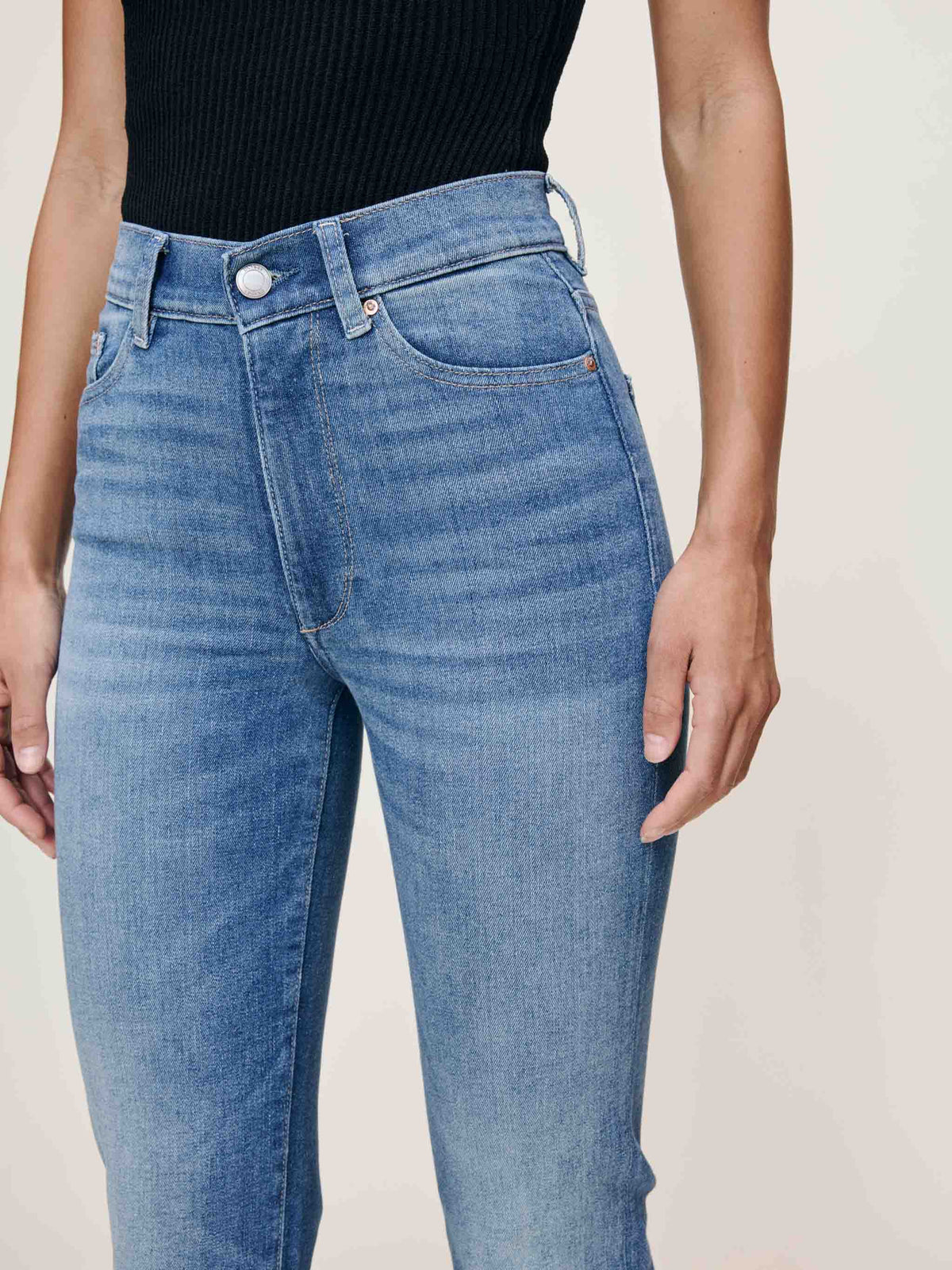 DL1961 TS Halle High Rise Straight Jean