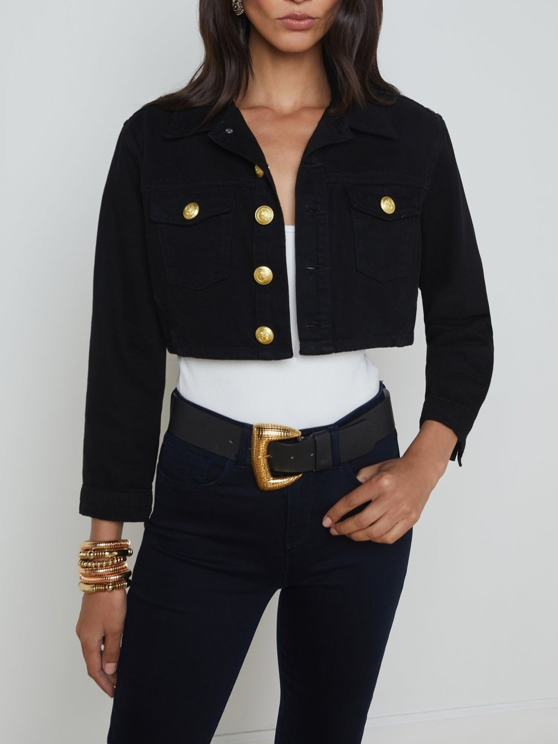 Lagence Genevie Crop Jacket