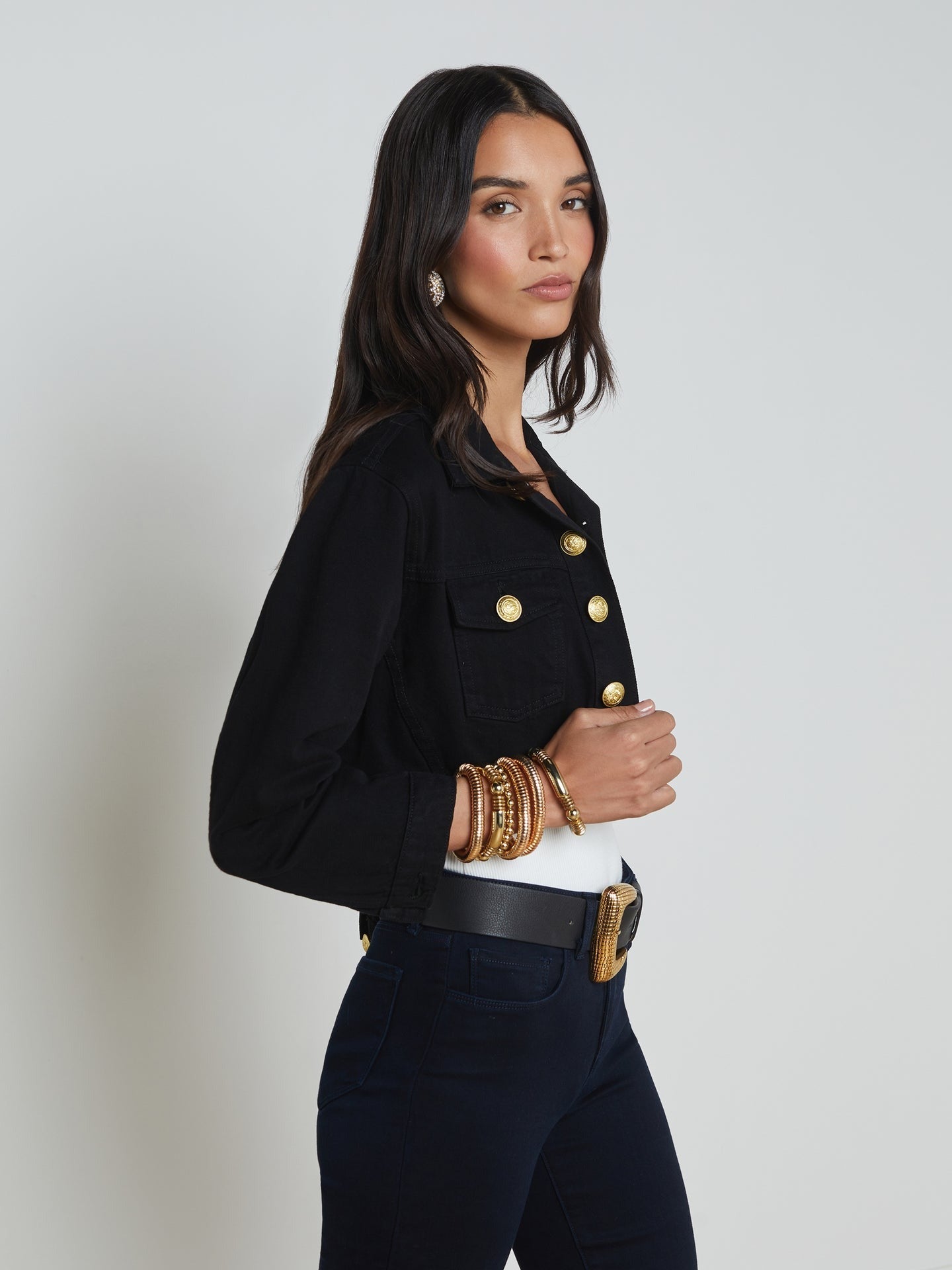 Lagence Genevie Crop Jacket