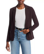 Majestic Filatures French Terry Fleece One-Button Blazer
