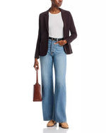 Majestic Filatures French Terry Fleece One-Button Blazer