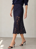 Cami Osmond Lace Midi Skirt