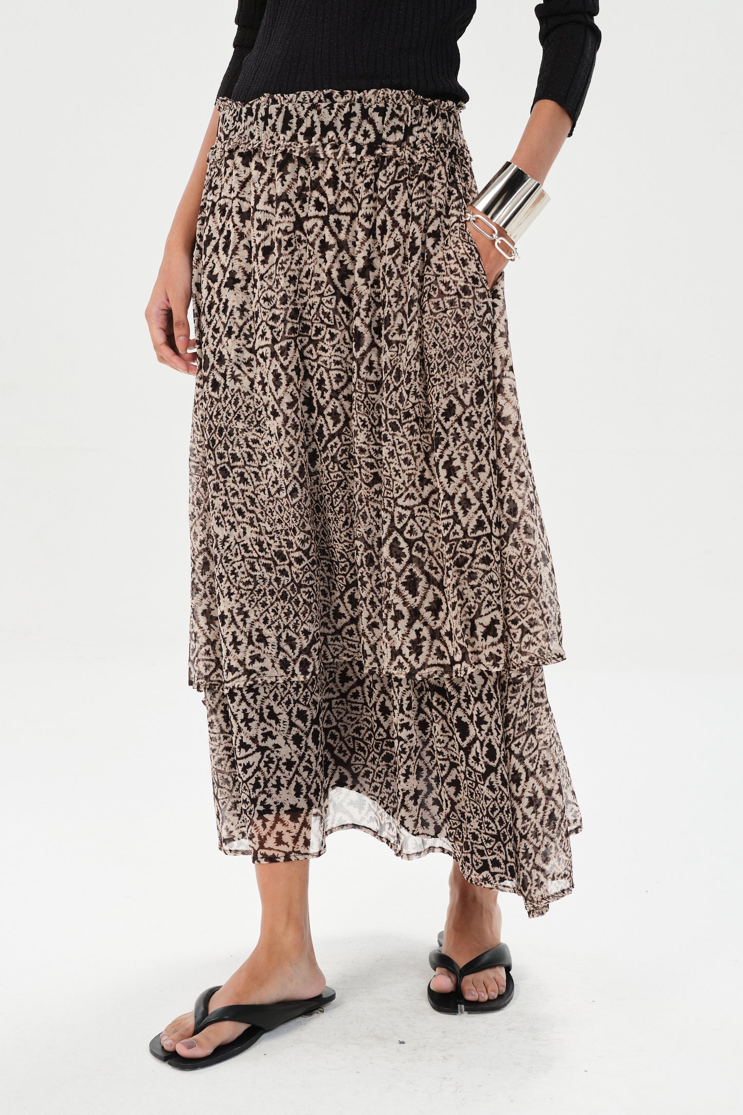 Maria Cher Baradero Lulu Midi Skirt