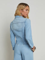L'agence Janelle Slim Fit Denim Jacket