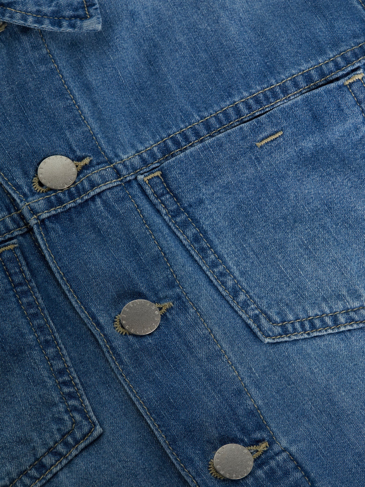 L'agence Janelle Slim Denim Jacket