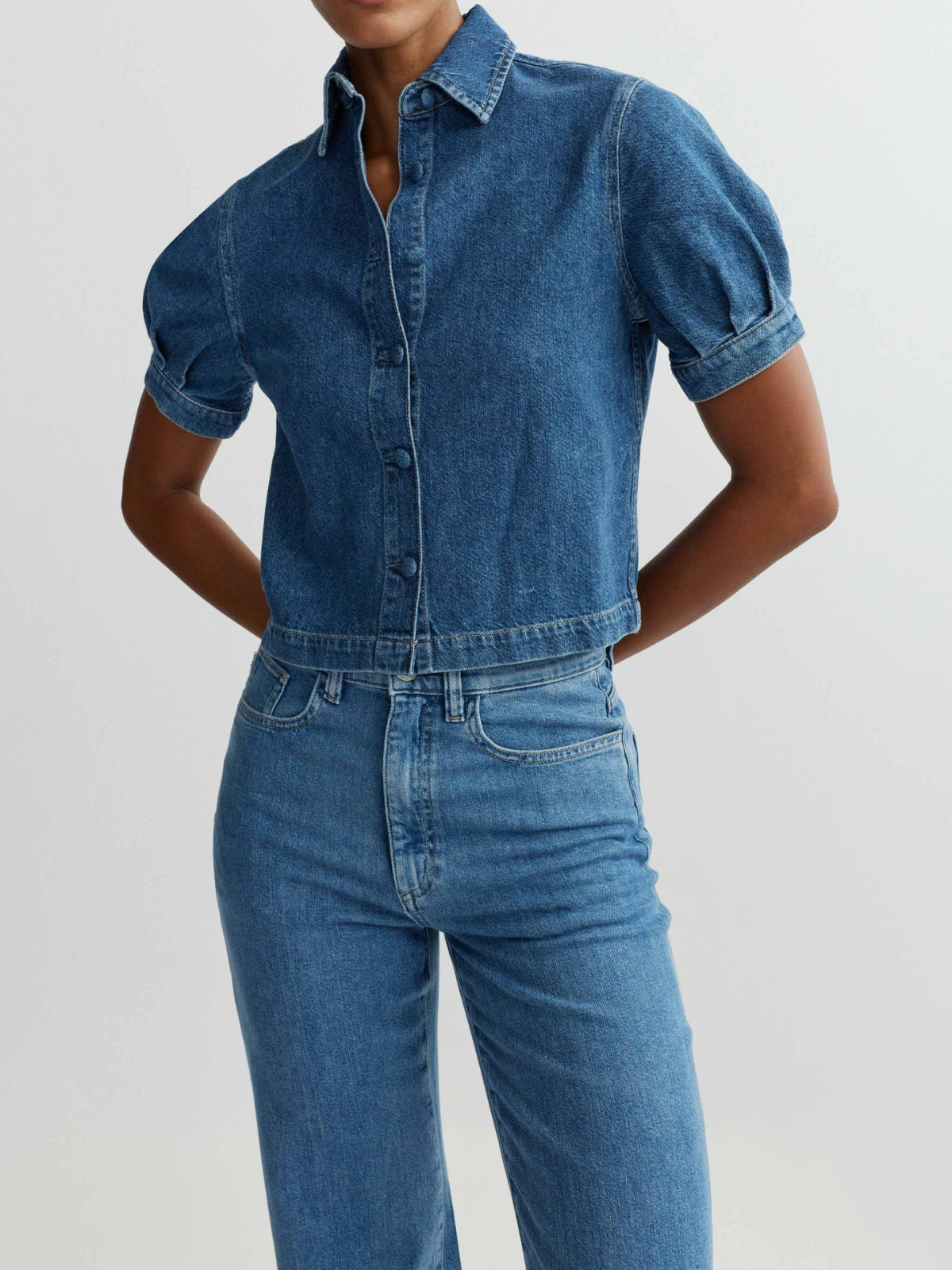 DL1961 TS Montauk Puff Sleeve Shirt_80283