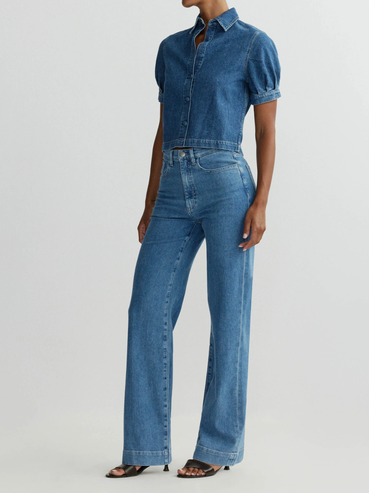 DL1961 TS Montauk Puff Sleeve Shirt_80283