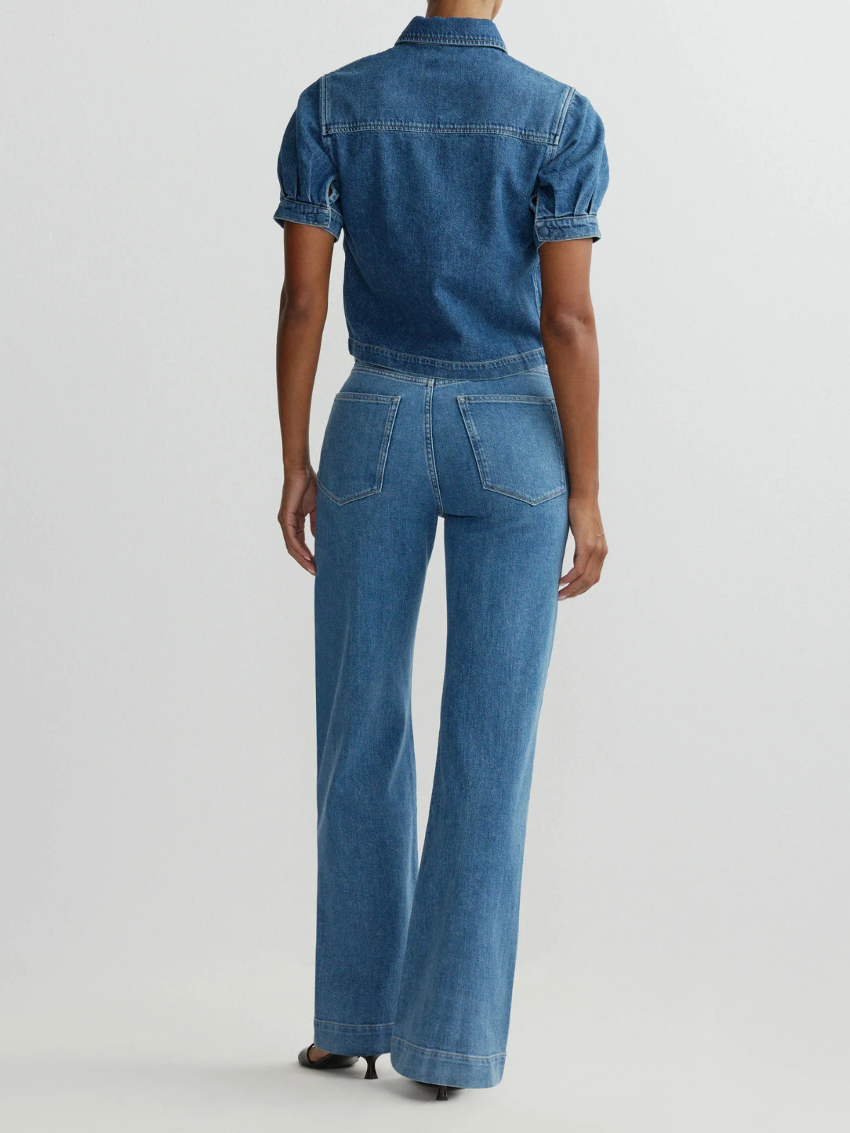 DL1961 TS Montauk Puff Sleeve Shirt_80283