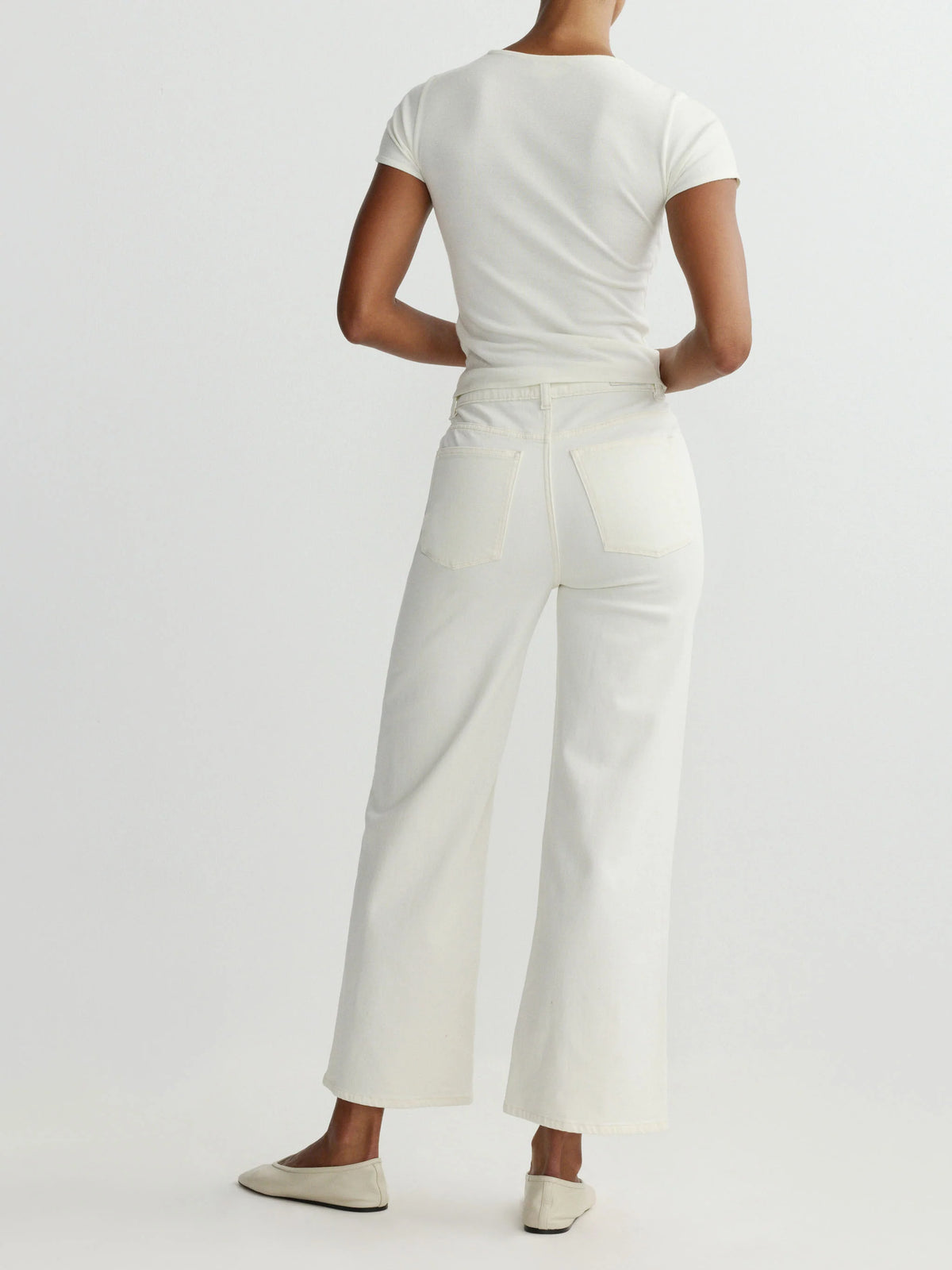 DL1961 TS Hepburn High Rise Ankle Wide Leg Jean