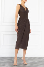 Black Halo Ts Elara Midi Dress