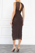 Black Halo Ts Elara Midi Dress