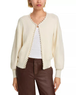 Essentiel Ideas Knit Cardigan With Pearls