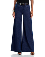 L'agence Quincy H/R Wide Leg Jeans