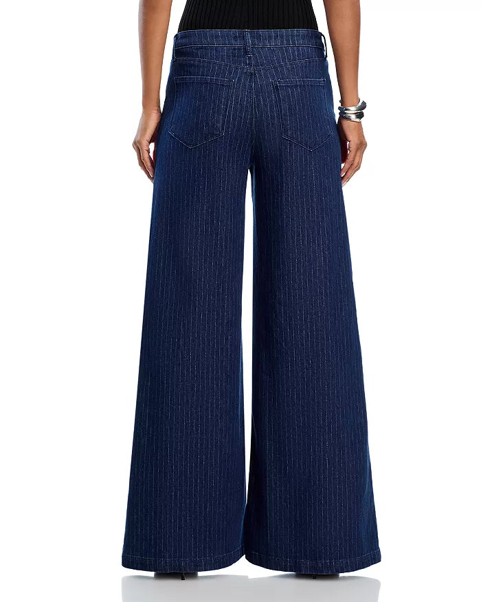 L'agence Quincy H/R Wide Leg Jeans
