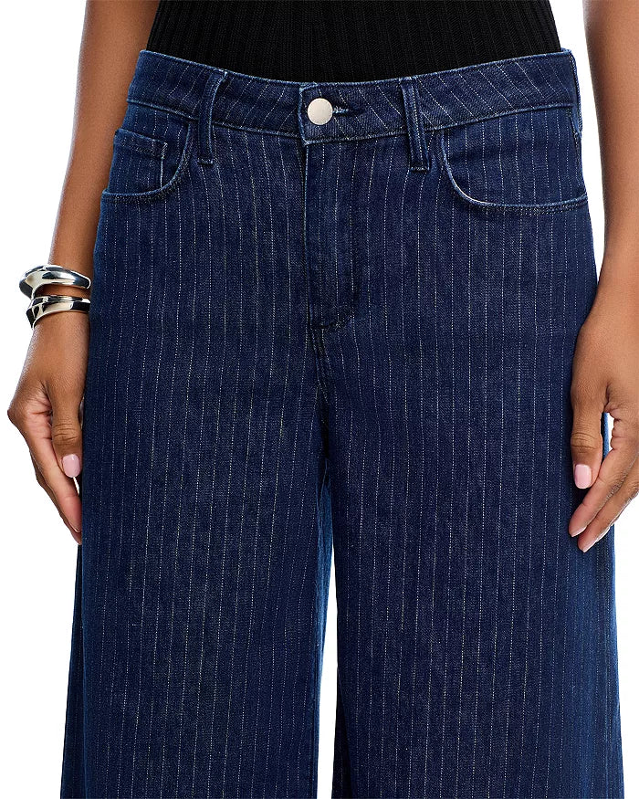 L'agence Quincy H/R Wide Leg Jeans
