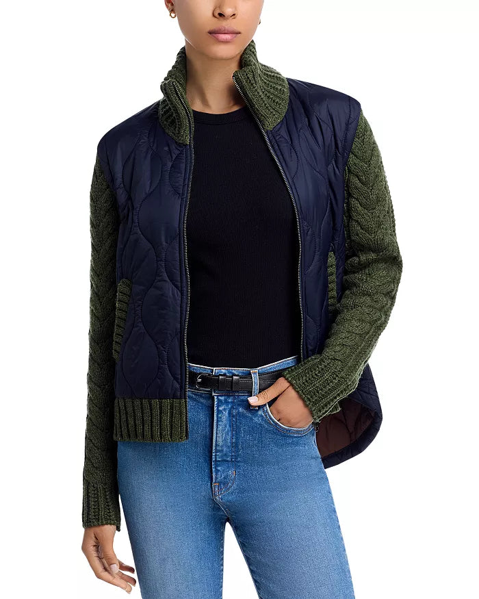 Veronica Beard Patra Mixed Media Jacket