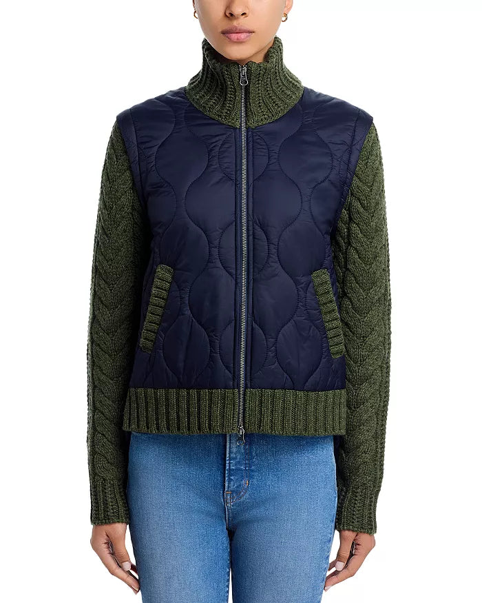 Veronica Beard Patra Mixed Media Jacket