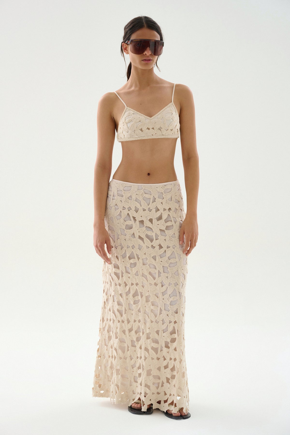 Maria Cher Quincy Mare Midi Skirt