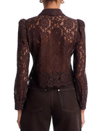 L'agence Anita Lace Button Up Blouse