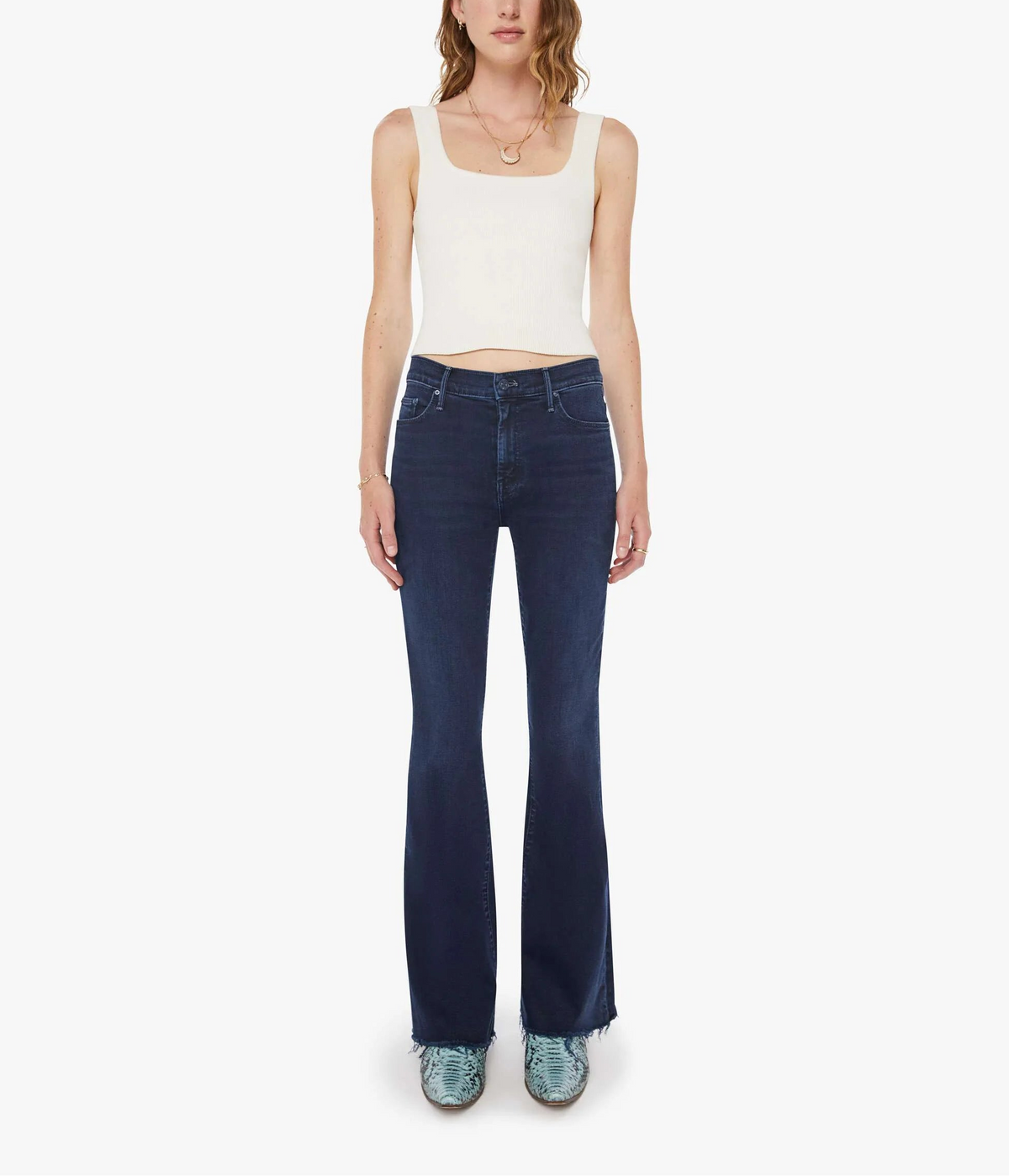 MOTHER The Weekender Fray Jeans
