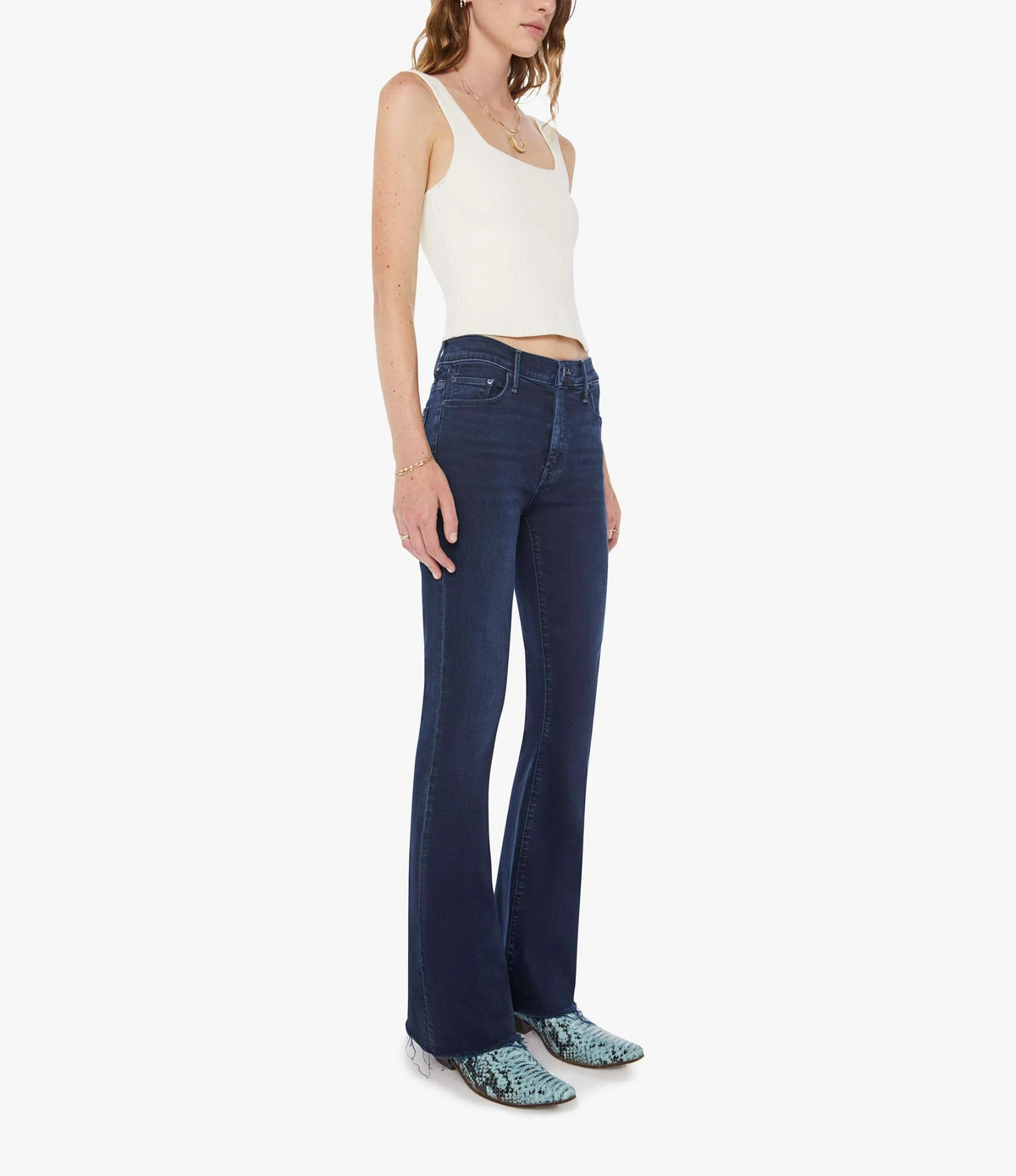MOTHER The Weekender Fray Jeans