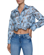 L'agence Akemi Cropped Blouse