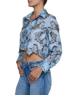 L'agence Akemi Cropped Blouse
