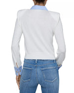 L'agence TS April Poplin Collar Pullover