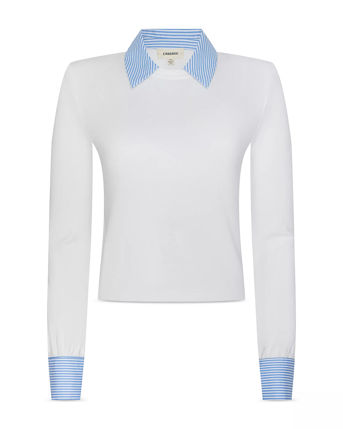 L'agence TS April Poplin Collar Pullover