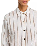L'agence Cosette Crop Hi Low Shirt