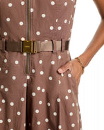 L'agence Kylo Belted Shirt dress