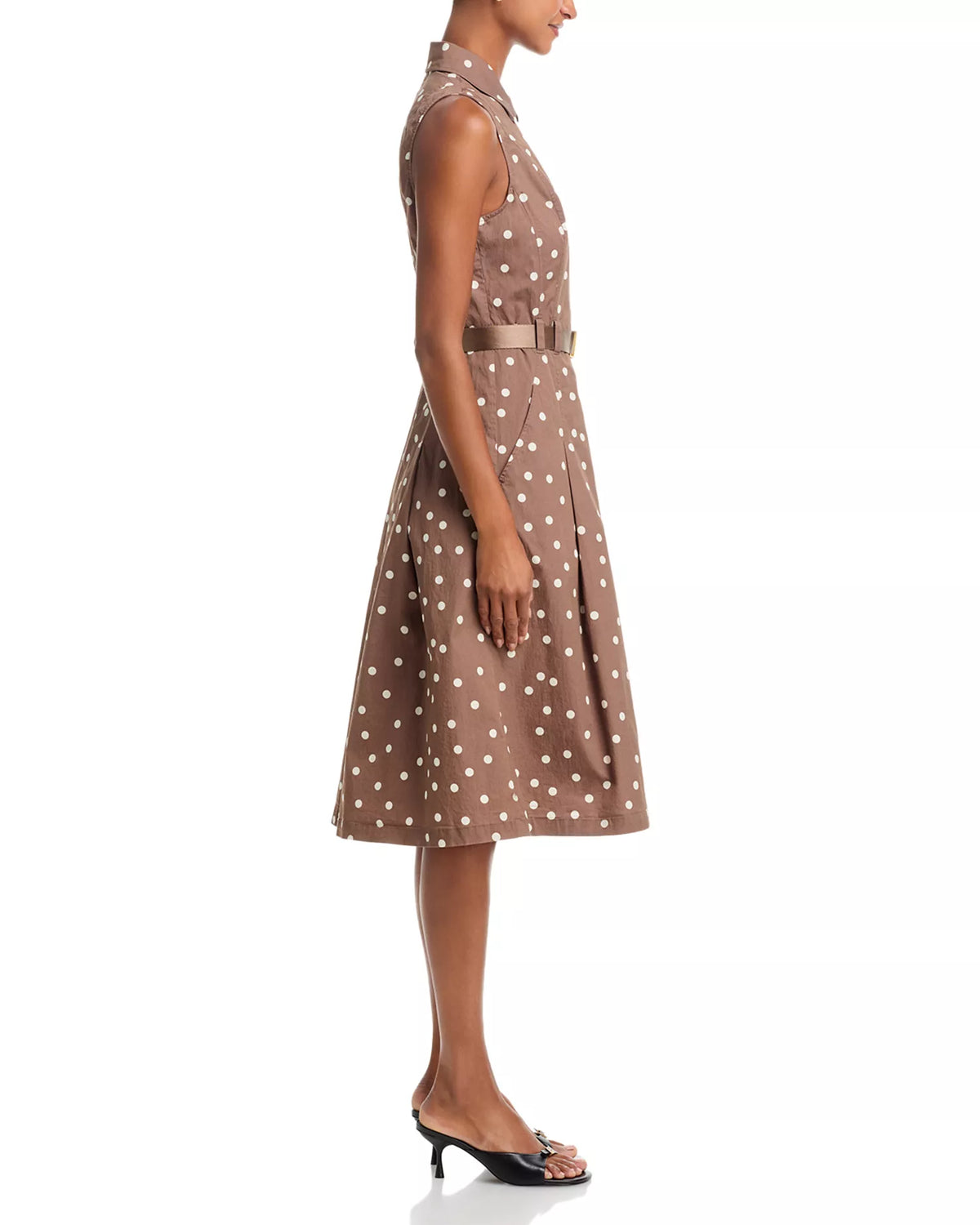 L'agence Kylo Belted Shirt dress