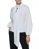 L'agence Deon Tie Neck Blouse