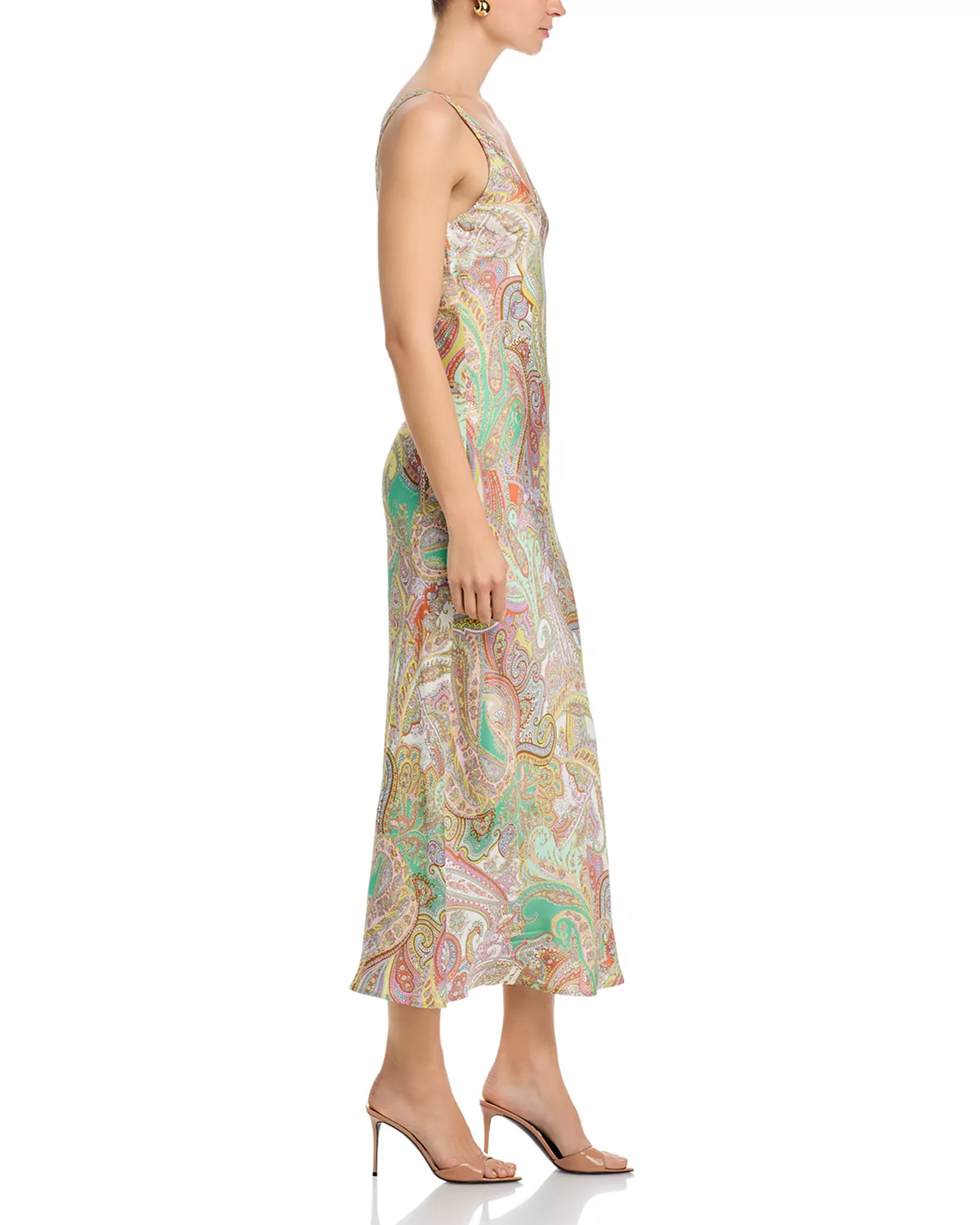Lagence TS Akiya Satin Maxi Dress