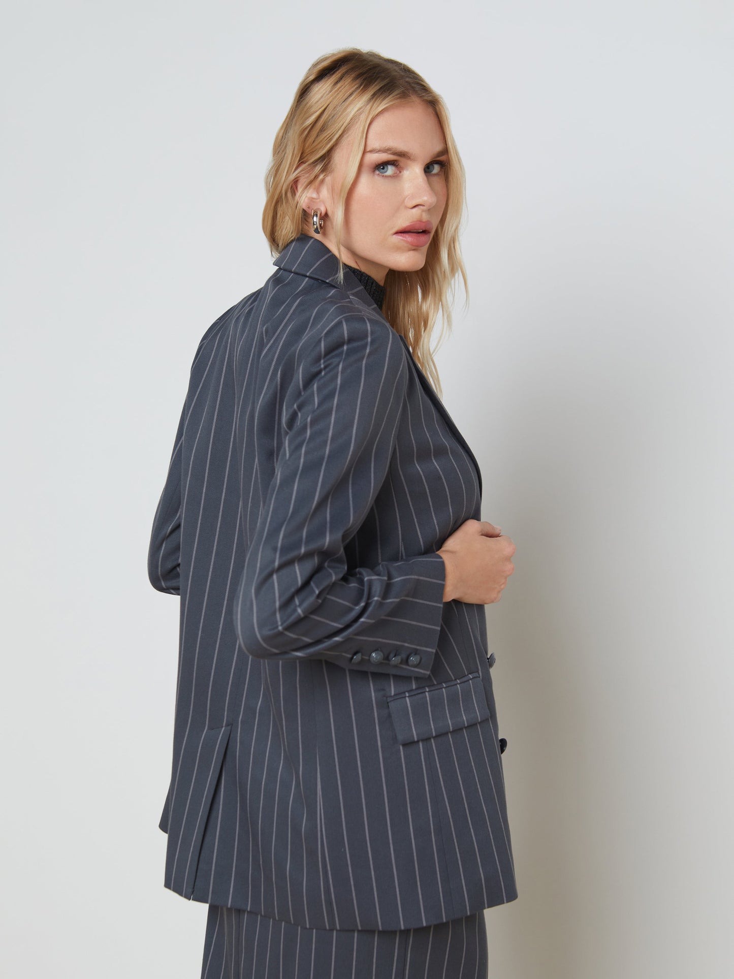 Lagence Aimee Relaxed Double Breasted Blazer