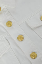 L'agence Genevie Crop Denim Jacket
