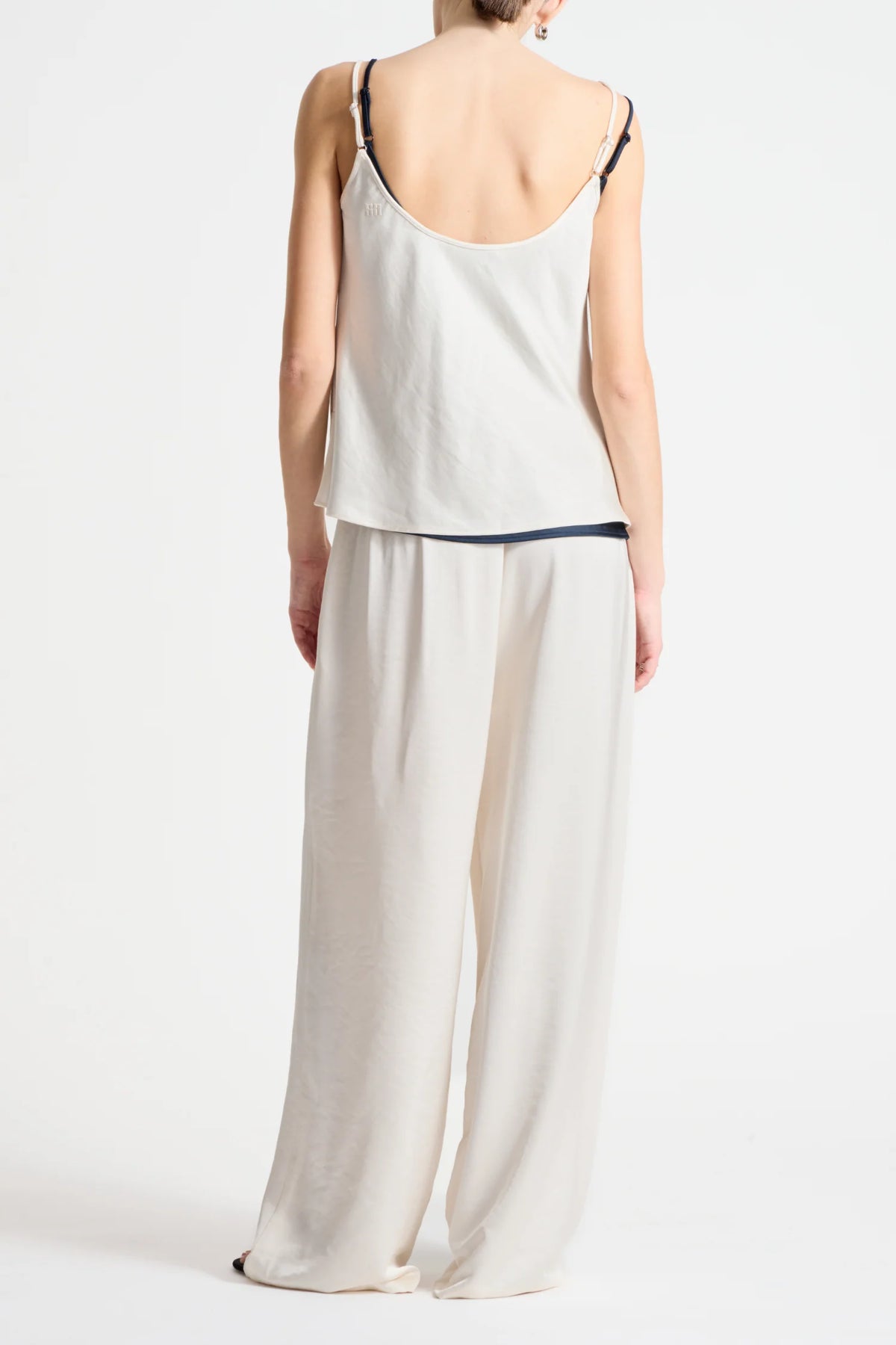 Saint Art Paige Charmeuse Pull-On Pant