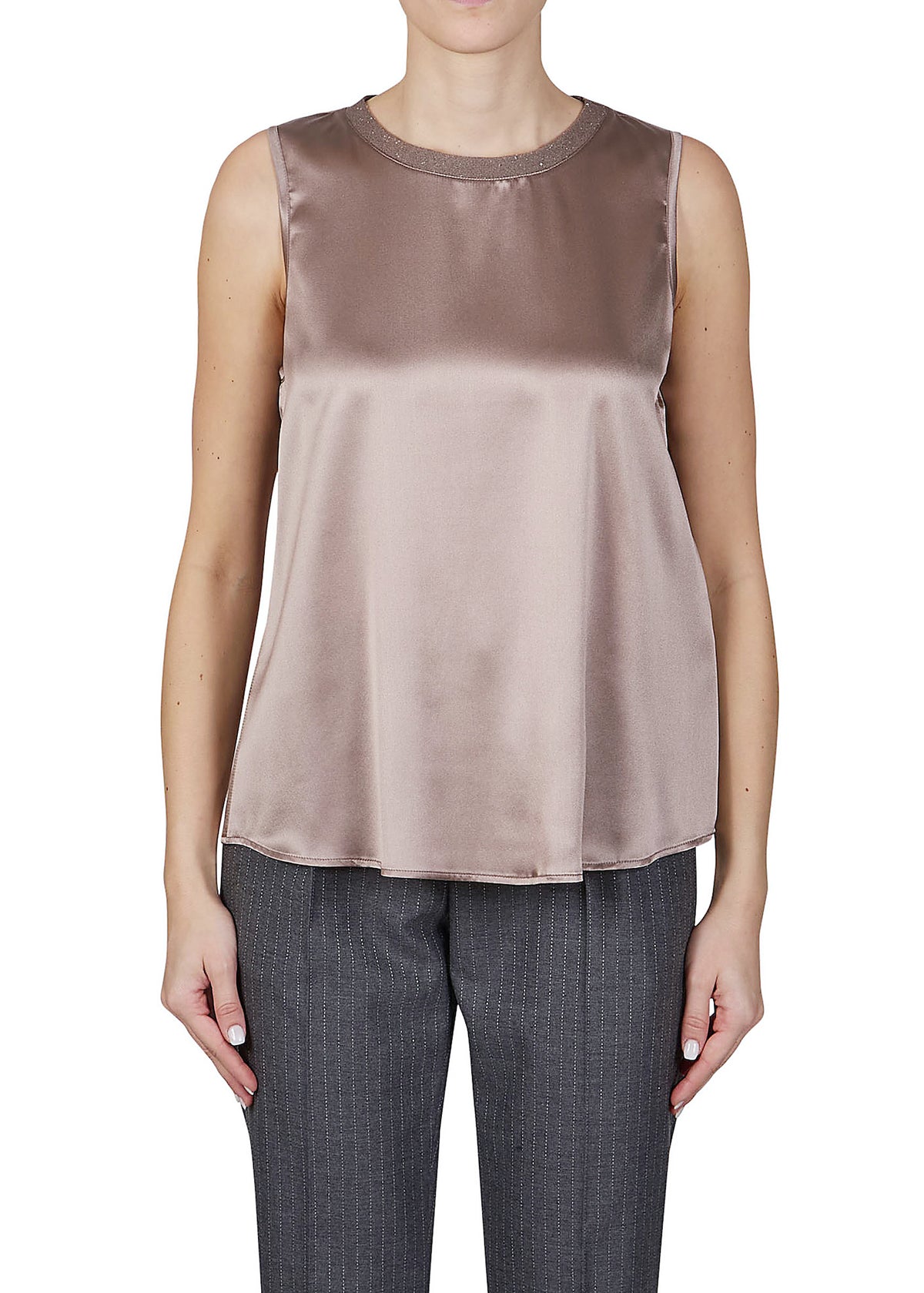 Purotatto Round Neck Sleeveless Cami