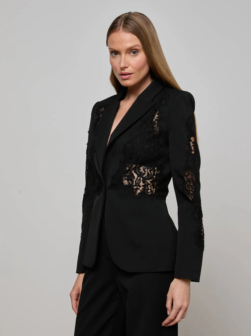 Lagence Clementine Lace Applique Blazer