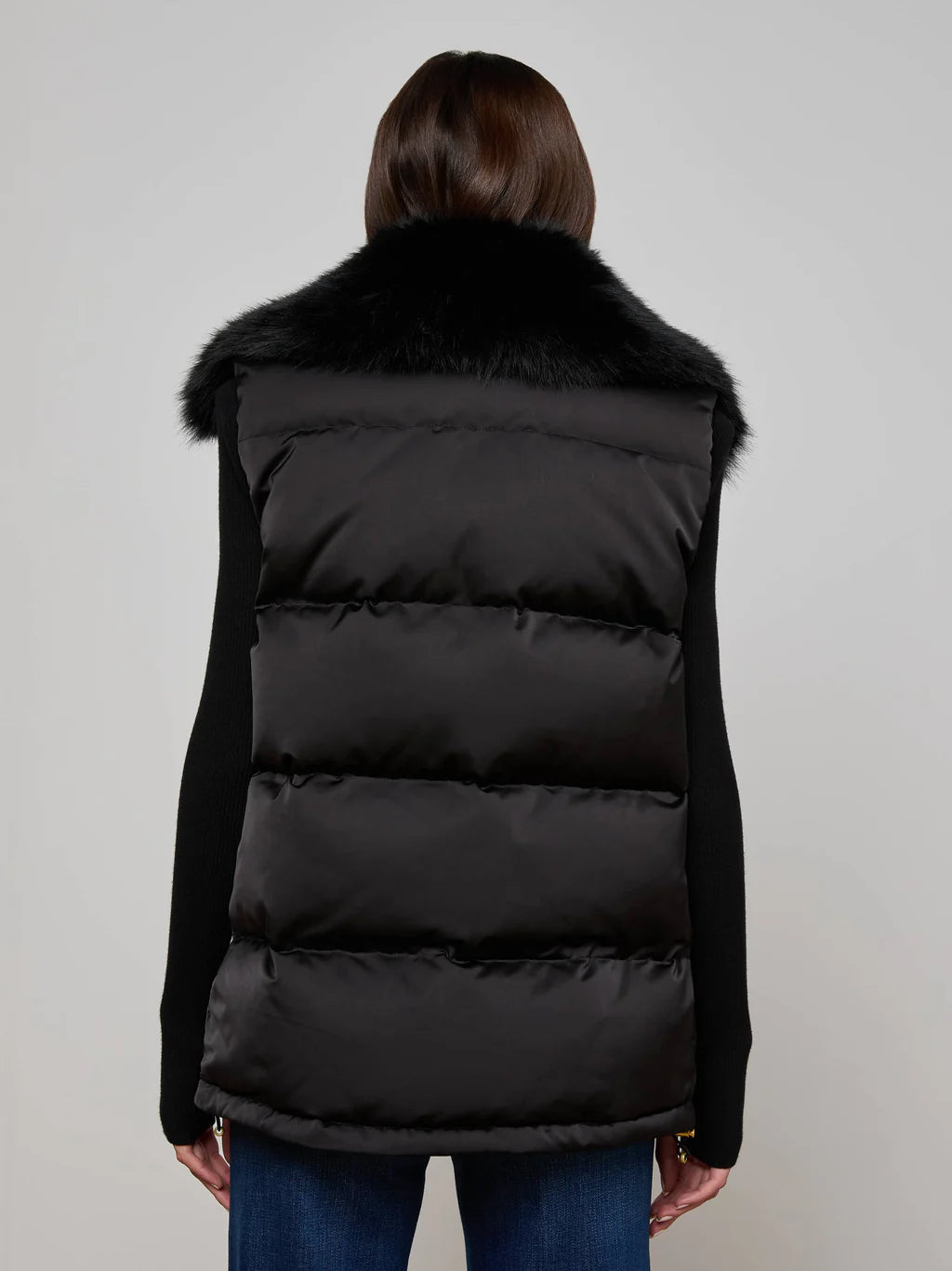 Lagence Nalo Faux Fur Puffer Vest