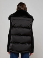 Lagence Nalo Faux Fur Puffer Vest