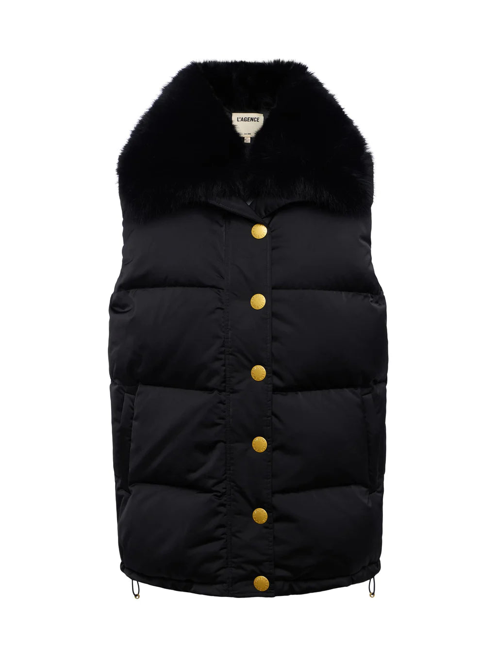 Lagence Nalo Faux Fur Puffer Vest
