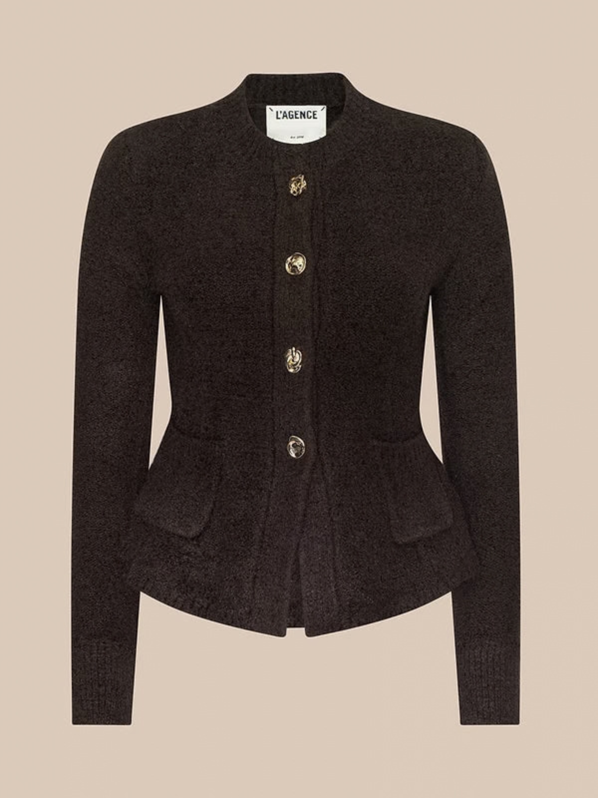Lagence Melissa Knit Flare Cardigan
