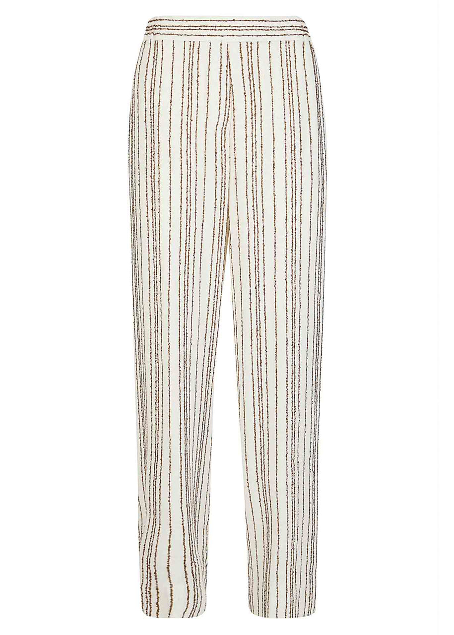 Purotatto Straight Pinstripe Trouser