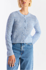 Wispr By Brodie Pointelle Twist Yarn Cardi