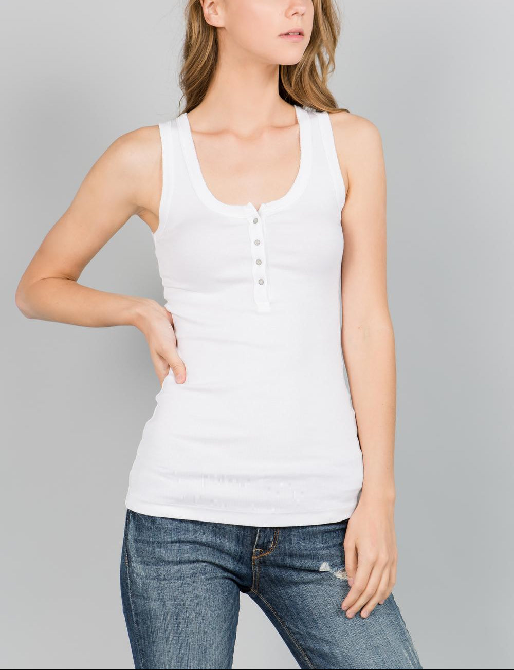 Crown Jewel Hollywood Henley Tank