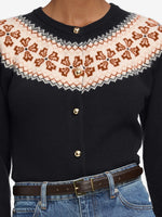 Frame The Cashmere Fairisle Cardigan