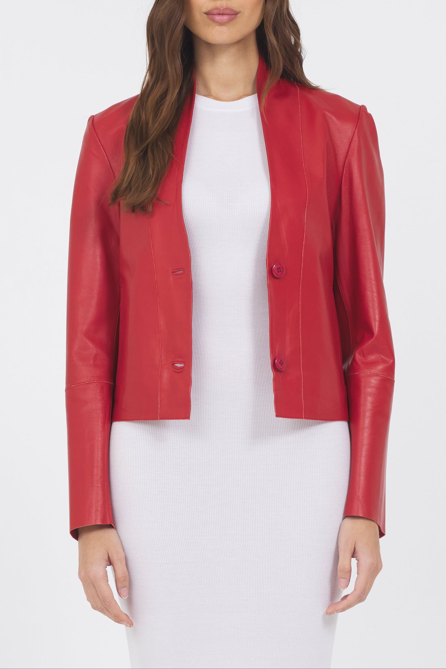 TS Jakett Tessa Washed Leather Jacket