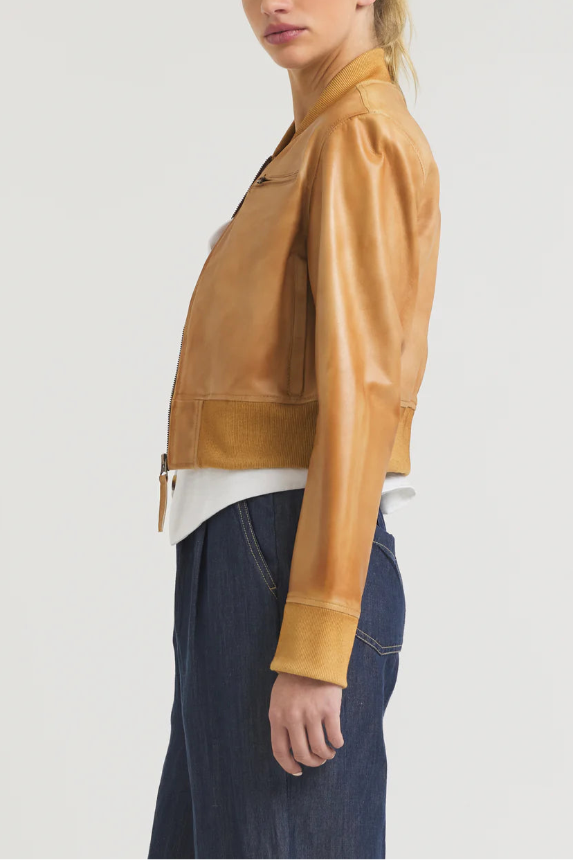 JAKETT TS Collins Patina Leather Jacket